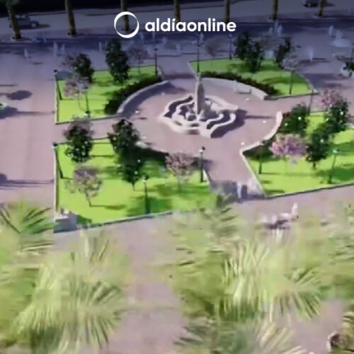 OBRA DE PLAZA SUCRE DE PUJILÍ EN MARCHA TRAS ENCUESTA Y LA PROPUESTA 2 FUE LA GANADORA (VIDEO)