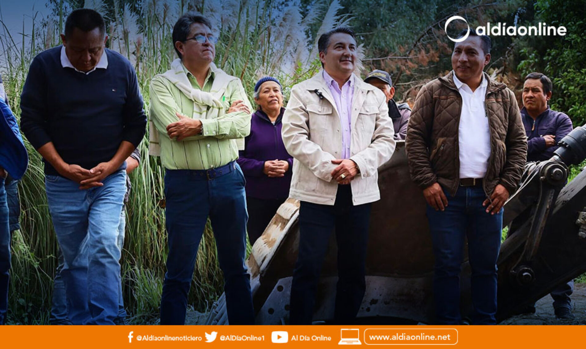 CANAL DE AGUA DE RIEGO TAMBUYACU RECIBE ATENCIÓN MUNICIPAL