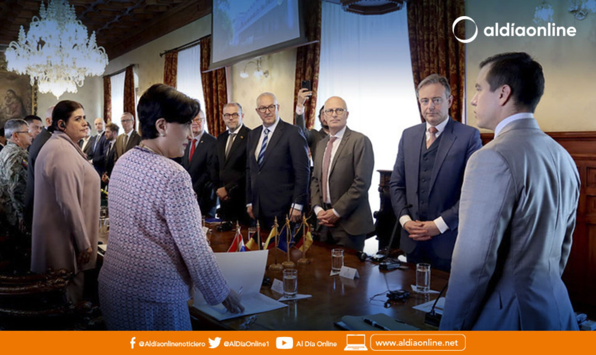  ECUADOR FIRMA MEMORANDO DE ENTENDIMIENTO CON BÉLGICA EN MATERIA DE SEGURIDAD PORTUARIA