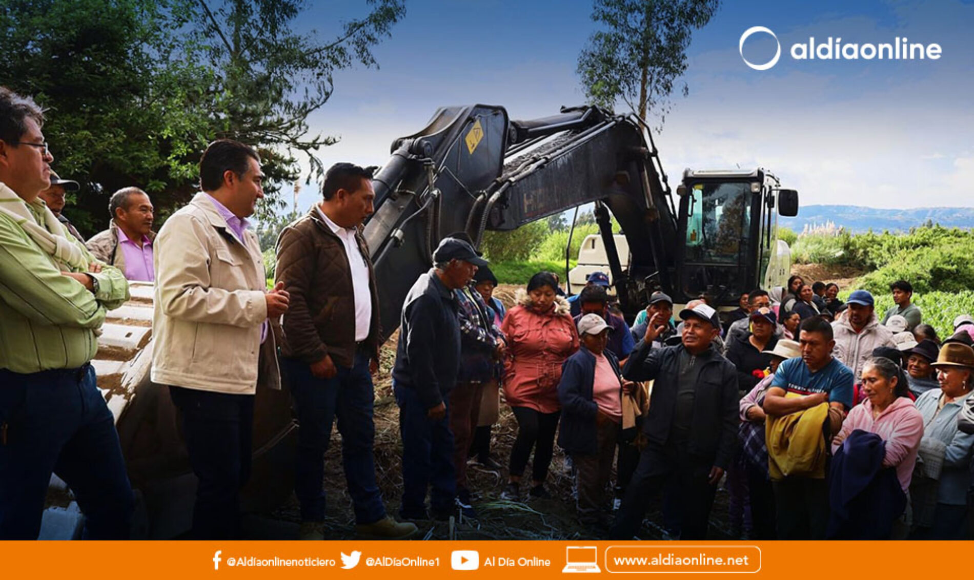 CANAL DE AGUA DE RIEGO TAMBUYACU RECIBE ATENCIÓN MUNICIPAL