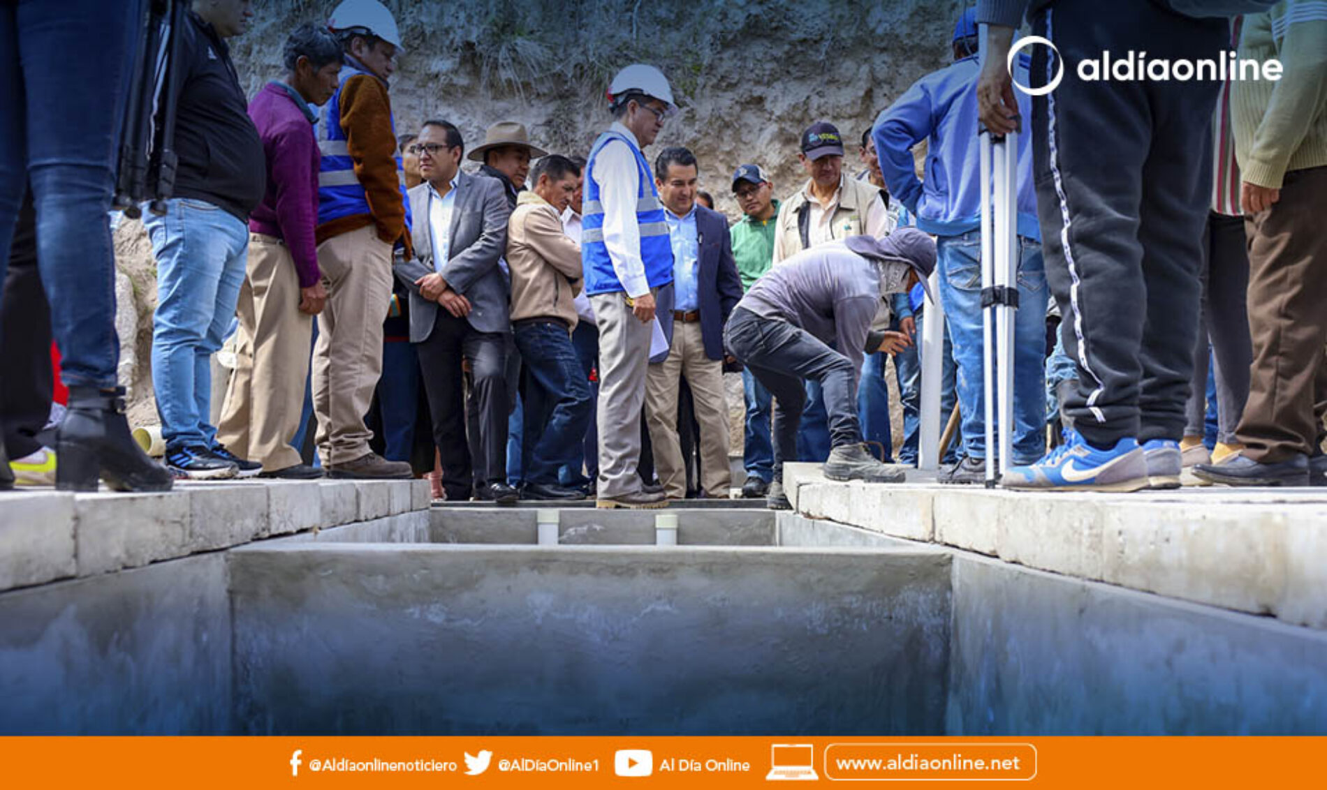 MUNICIPIO ENTREGA PLANTA DE TRATAMIENTO DE AGUAS RESIDUALES EN LA PARROQUIA ELOY ALFARO