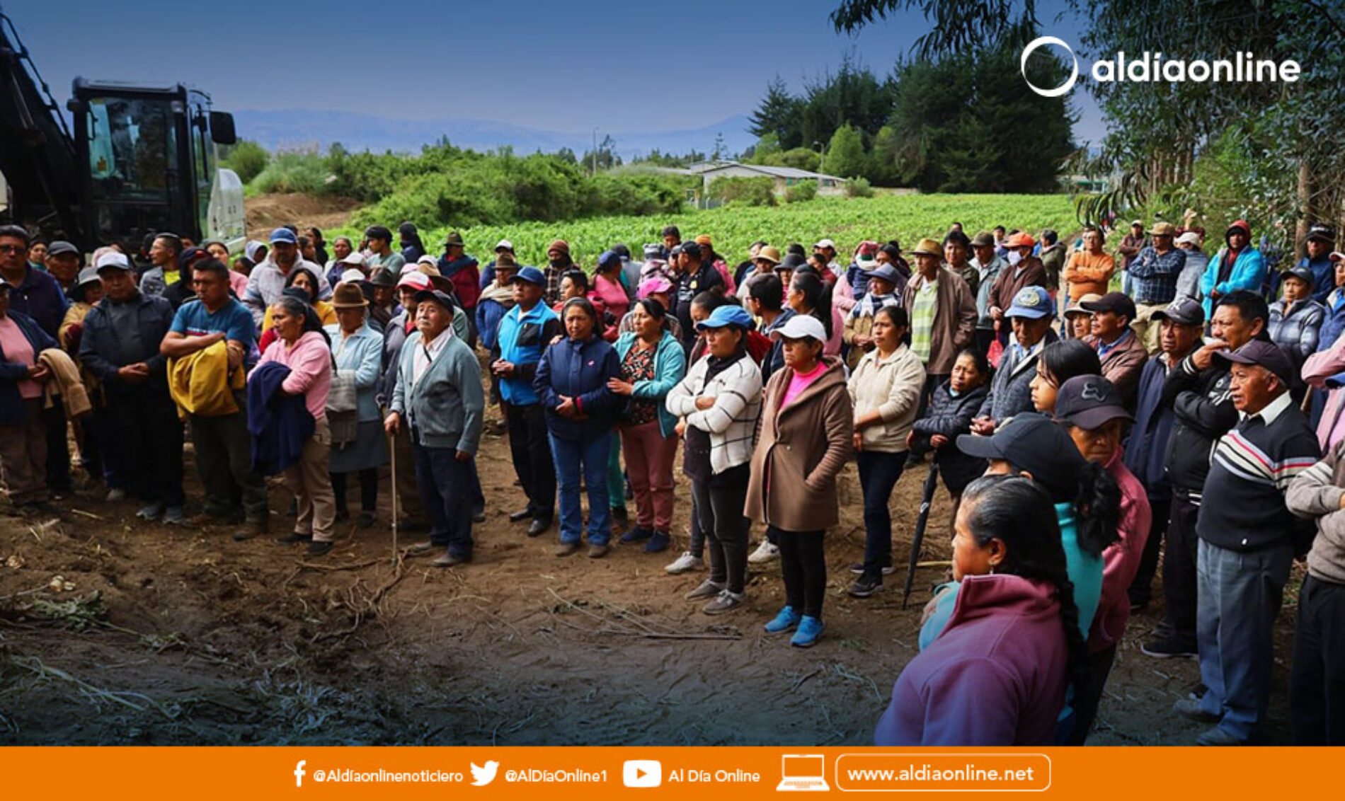 CANAL DE AGUA DE RIEGO TAMBUYACU RECIBE ATENCIÓN MUNICIPAL