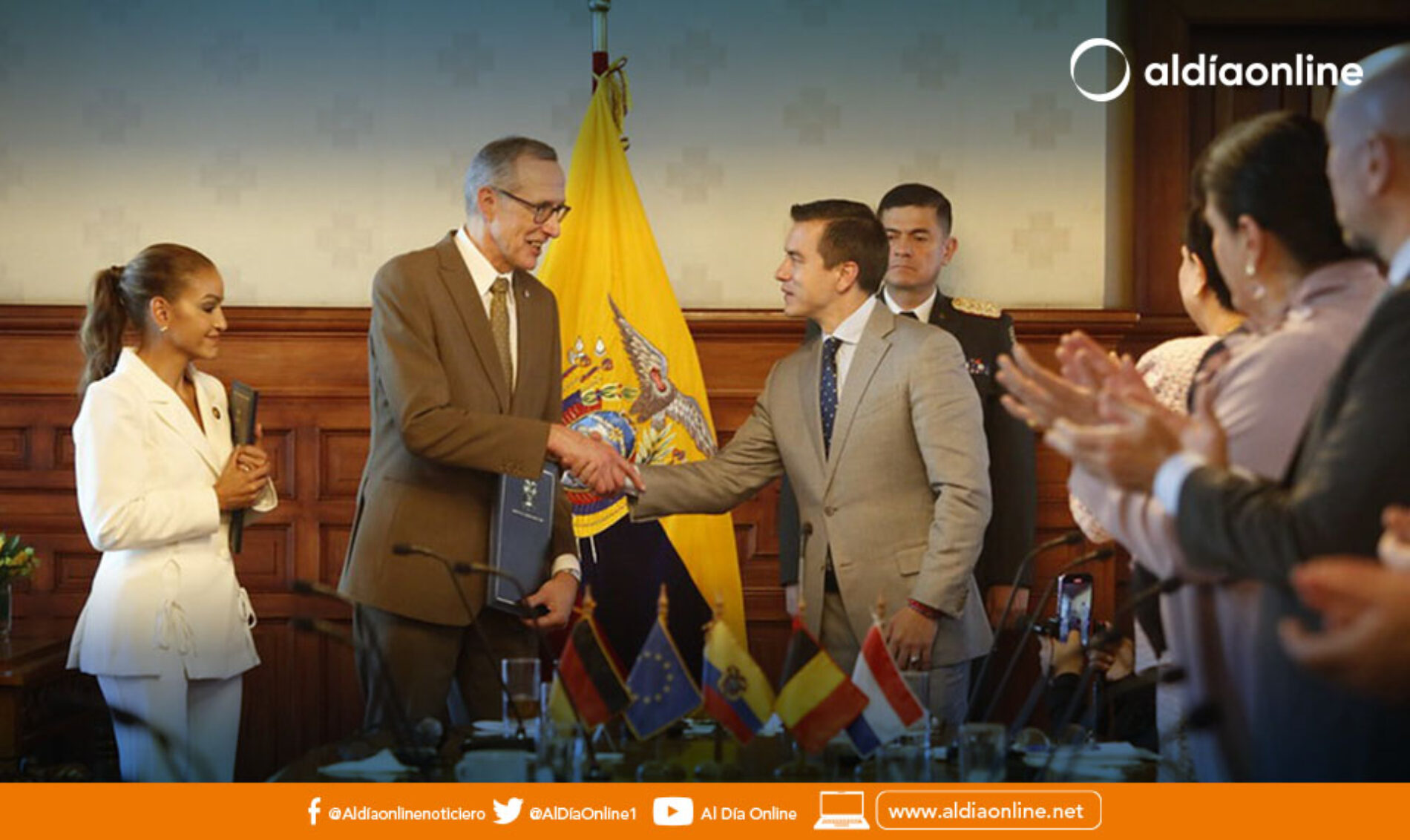  ECUADOR FIRMA MEMORANDO DE ENTENDIMIENTO CON BÉLGICA EN MATERIA DE SEGURIDAD PORTUARIA