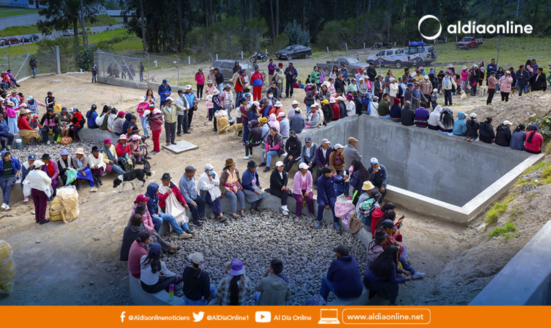 MUNICIPIO ENTREGA PLANTA DE TRATAMIENTO DE AGUAS RESIDUALES EN LA PARROQUIA ELOY ALFARO