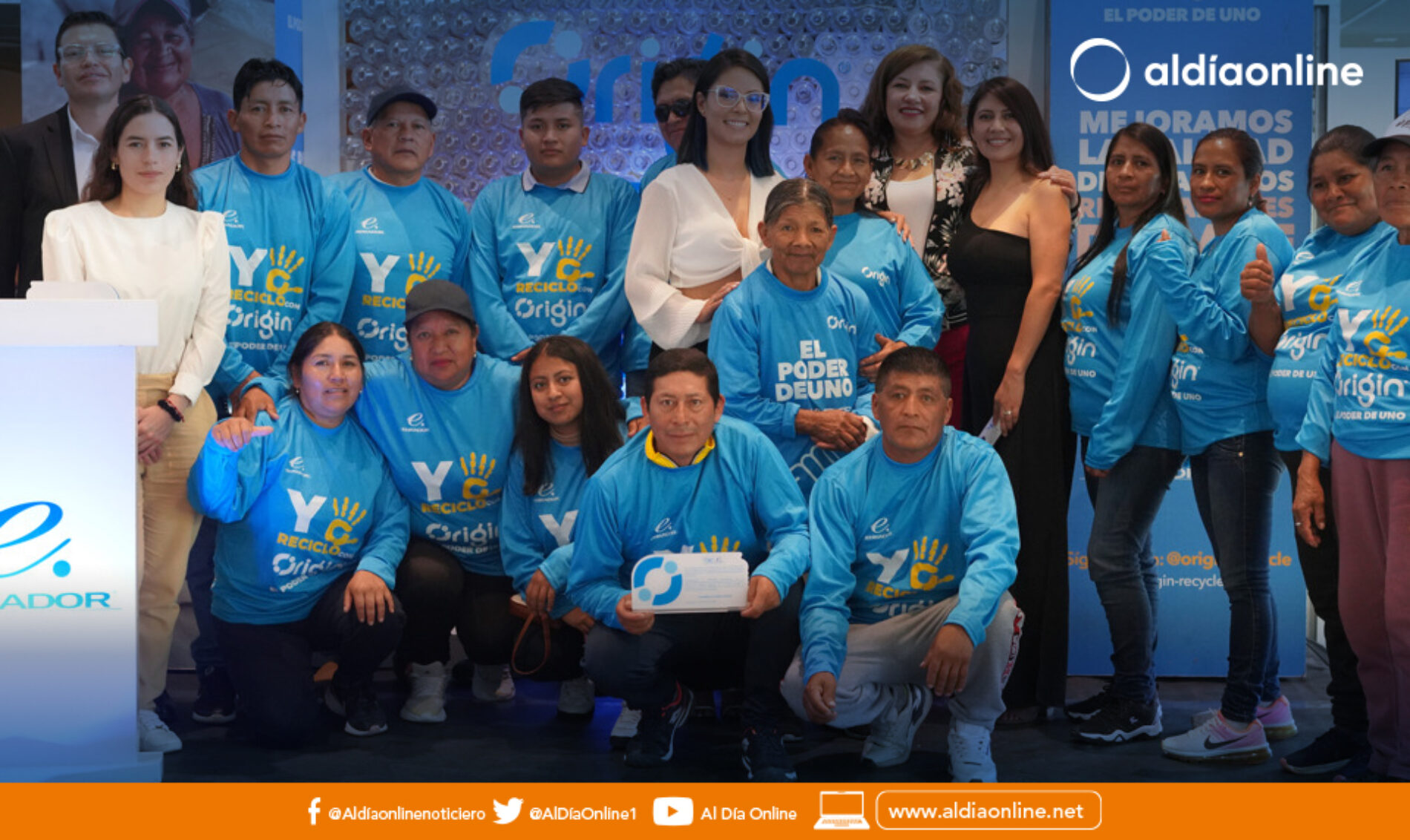 EN DOS AÑOS, ORIGIN® DE ENKADOR YA NEGOCIA DIRECTAMENTE  CON MIL RECICLADORES DE BASE