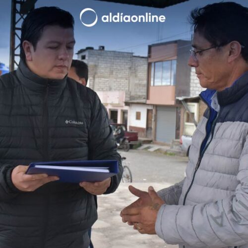 ALCALDÍA DE SALCEDO ENTREGA ESTUDIOS VIALES AL BARRIO ANCHILIVÍ VALORADOS EN 50 MIL DÓLARES