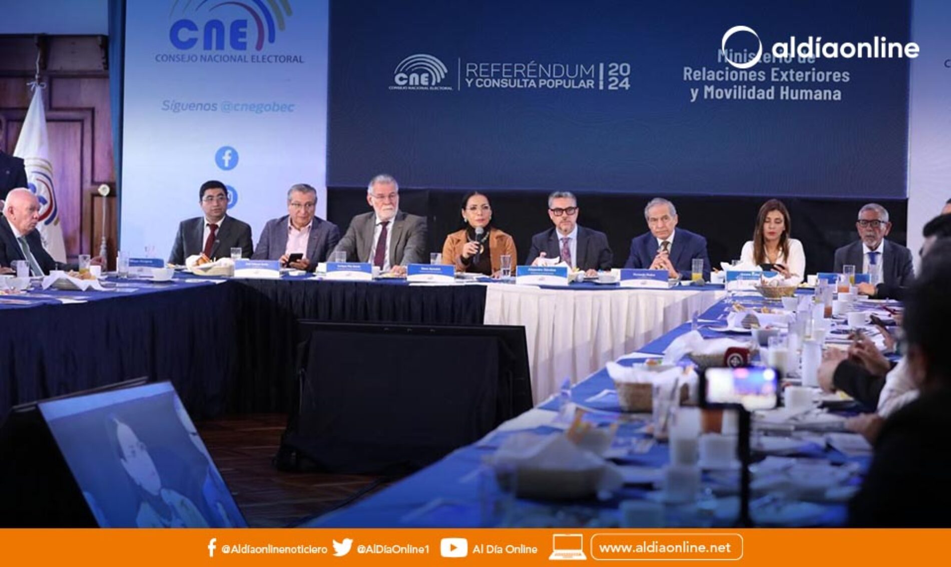 MEDIOS DE COMUNICACIÓN NACIONALES E INTERNACIONALES CONOCEN SOBRE EL VOTO PRESENCIAL EN EL EXTERIOR