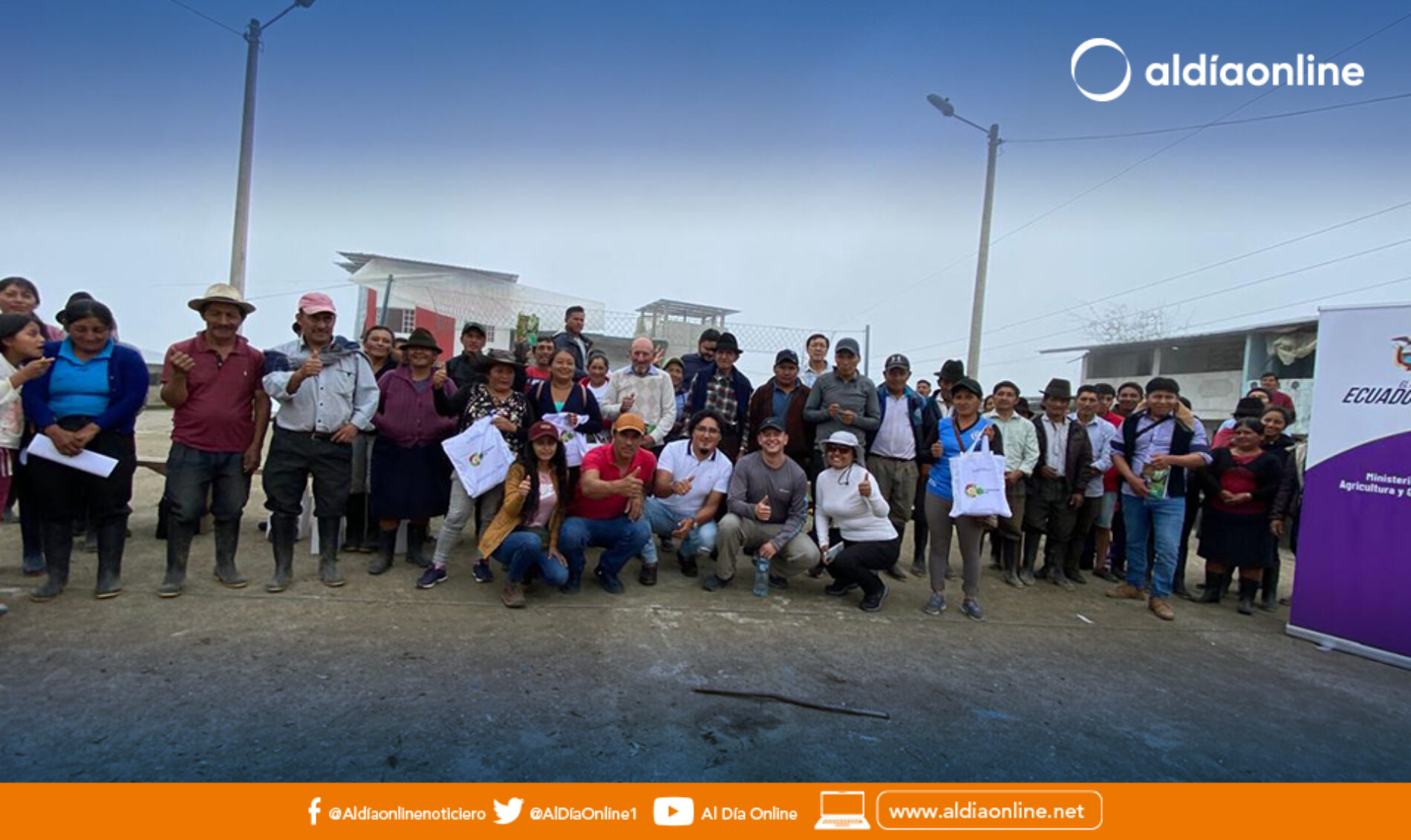 PRODUCTORES DE FRÉJOL DEL CANTÓN PANGUA RECIBEN 41 PÓLIZAS DE CAMPOSEGURO