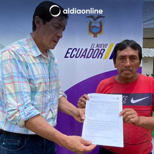 PRODUCTORES DE FRÉJOL DEL CANTÓN PANGUA RECIBEN 41 PÓLIZAS DE CAMPOSEGURO