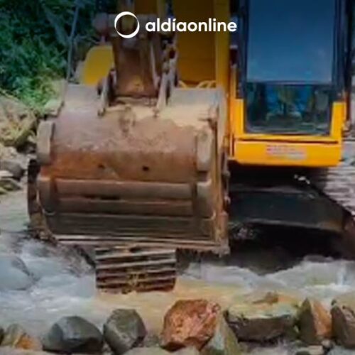 COMUNIDAD DOS DE NOVIEMBRE EN PANGUA AGRADECE TRABAJOS DE LA VIA Y DRAGADO DE RIO A PREFECTURA (VIDEO)