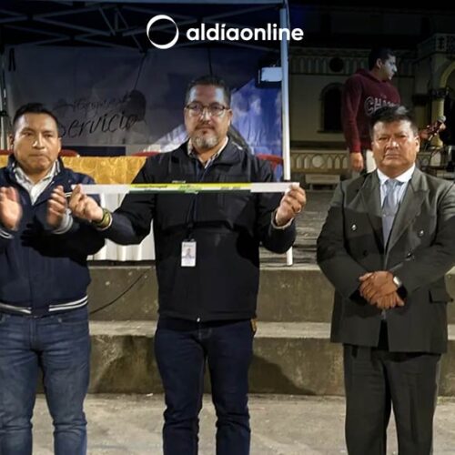 ELEPCO INAUGURÓ ALUMBRADO PÚBLICO EN LA VÍA LA COCHA-SAN BUENAVENTURA