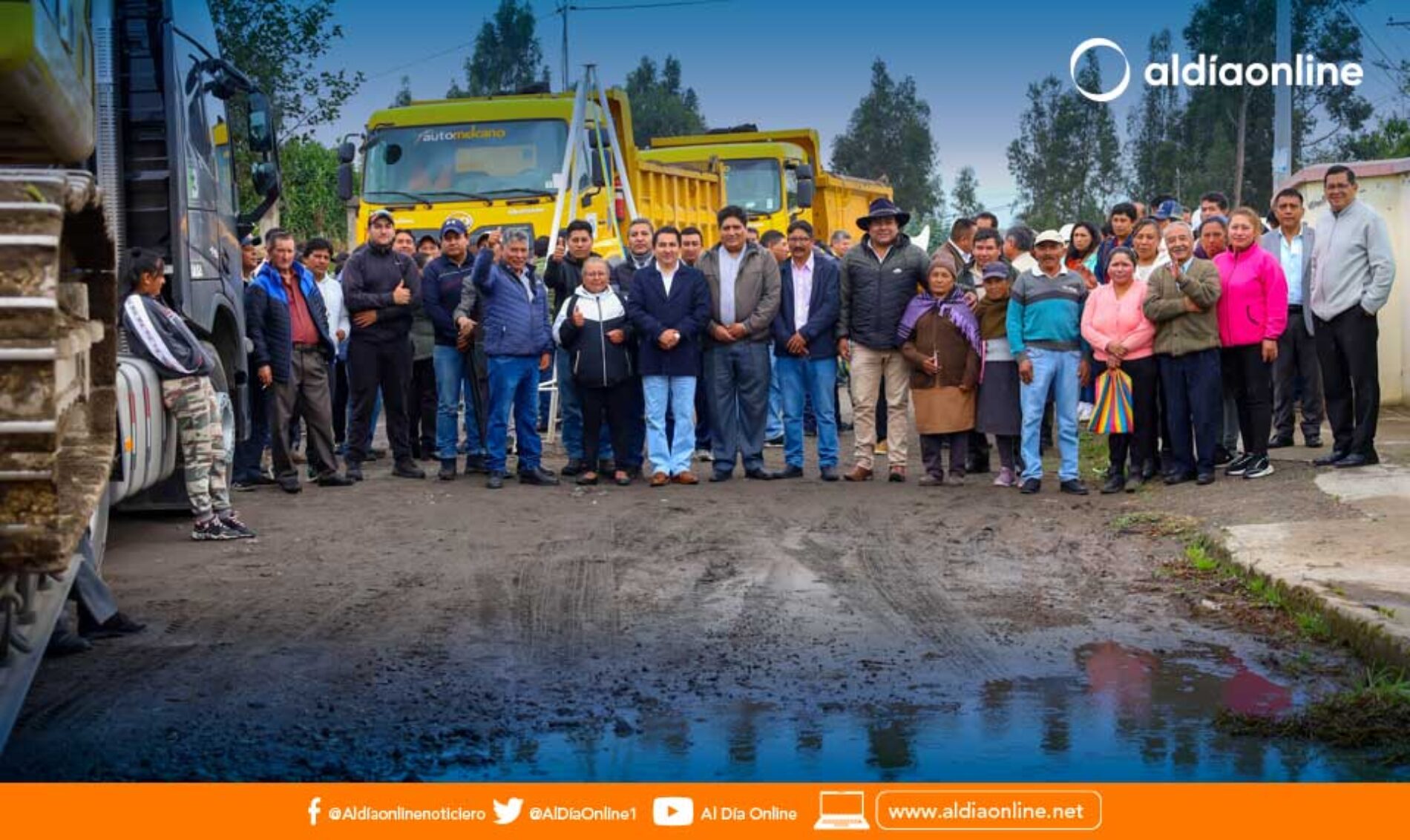 PARROQUIA ALAQUEZ CONTARÁ CON VÍAS ASFALTADAS CON INVERSIÓN DE LA MUNICIPALIDAD DE LATACUNGA (VIDEOS)
