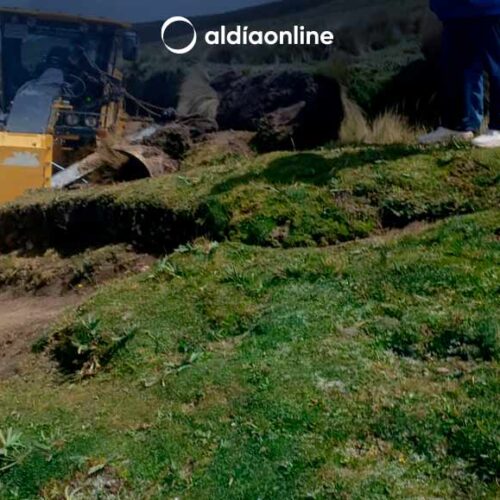 VICE PREFECTO INFORMA QUE MAQUINARÍA HACE MANTENIMIENTO DE VÍA PÚBLICA Y BENEFICIA A LAS PARROQUIAS ALAQUEZ  Y JUAN MONTALVO