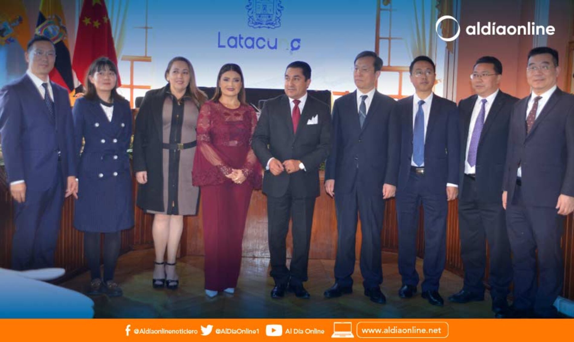 MUNICIPIO DE LATACUNGA FIRMÓ MEMORANDO DE COOPERACIÓN CON MEISHAN (VIDEO)