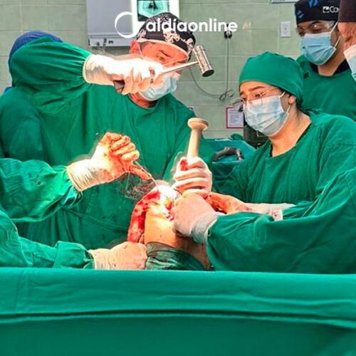 EXITOSA CIRUGÍA DE ARTROPLASTIA DE RODILLA SE REALIZÓ EN EL HOSPITAL DE LATACUNGA