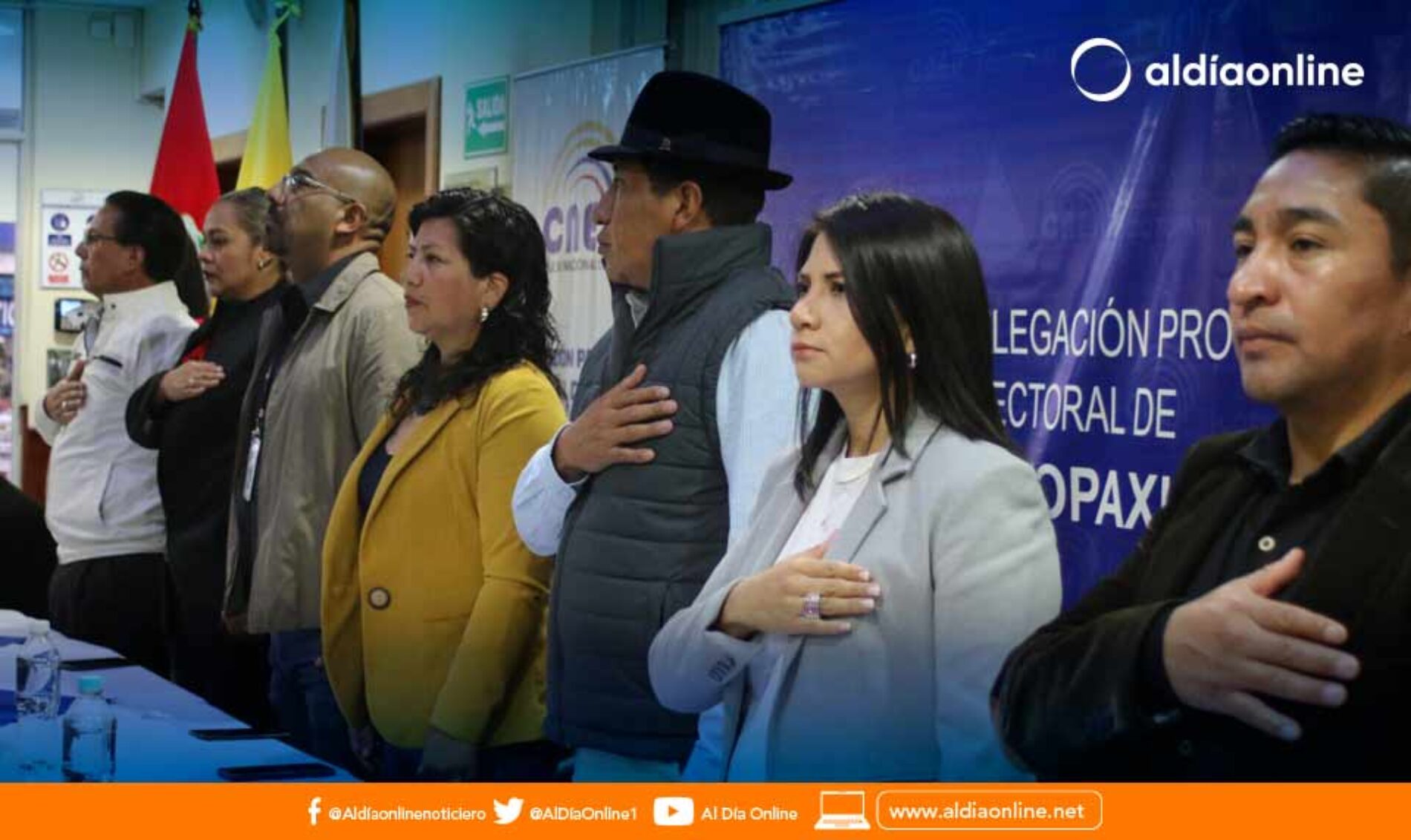 INAUGURACIÓN DE LA JORNADA VOTO EN CASA CON NORMALIDAD EN COTOPAXI Y 11 PERSONAS ACCEDERÁN AL SERVICIO