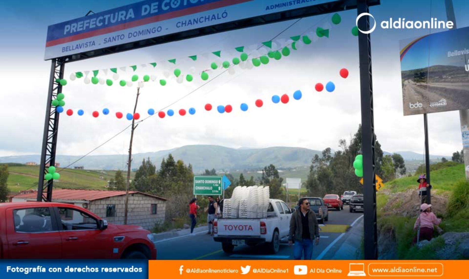 PREFECTURA DE COTOPAXI INAUGURÓ LA VÍA BELLAVISTA – SANTO DOMINGO – CHANCHALÓ EN EL CANTÓN SALCEDO (VIDEO)