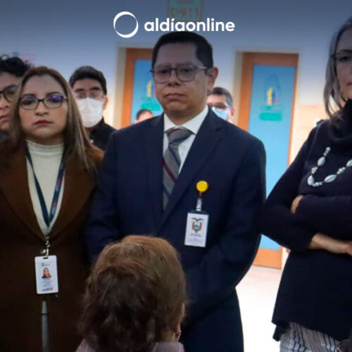 VISITA “SORPRERA” REALIZÓ ASAMBLEISTA ANA HERRERA A HOSPITAL DEL IESS DE LATACUNGA