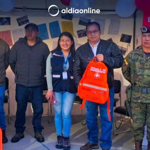 VICE PREFECTO DE COTOPAXI PARTICIPÓ EN ENTREGA DE KITS DE SEGURIDAD EN ALAQUEZ (VIDEO)