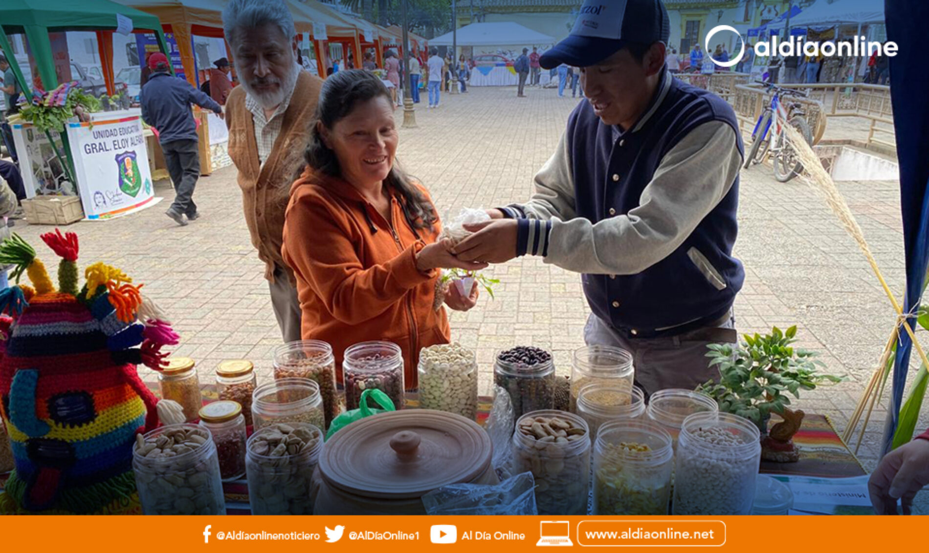 MÁS DE 50 PEQUEÑOS PRODUCTORES PARTICIPAN EN FERIA DE INTERCAMBIO DE SEMILLAS