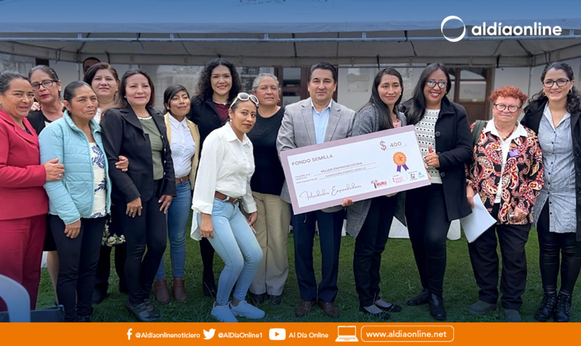 EMPRENDEDORAS DE LATACUNGA RECIBEN INCENTIVO PARA IMPULSAR SUS NEGOCIOS