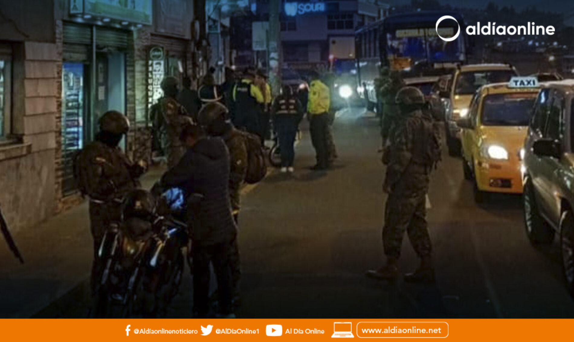 OPERATIVO CAMEX SE LLEVÓ A CABO EN LATACUNGA  SECTOR LA ESTACIÓN.