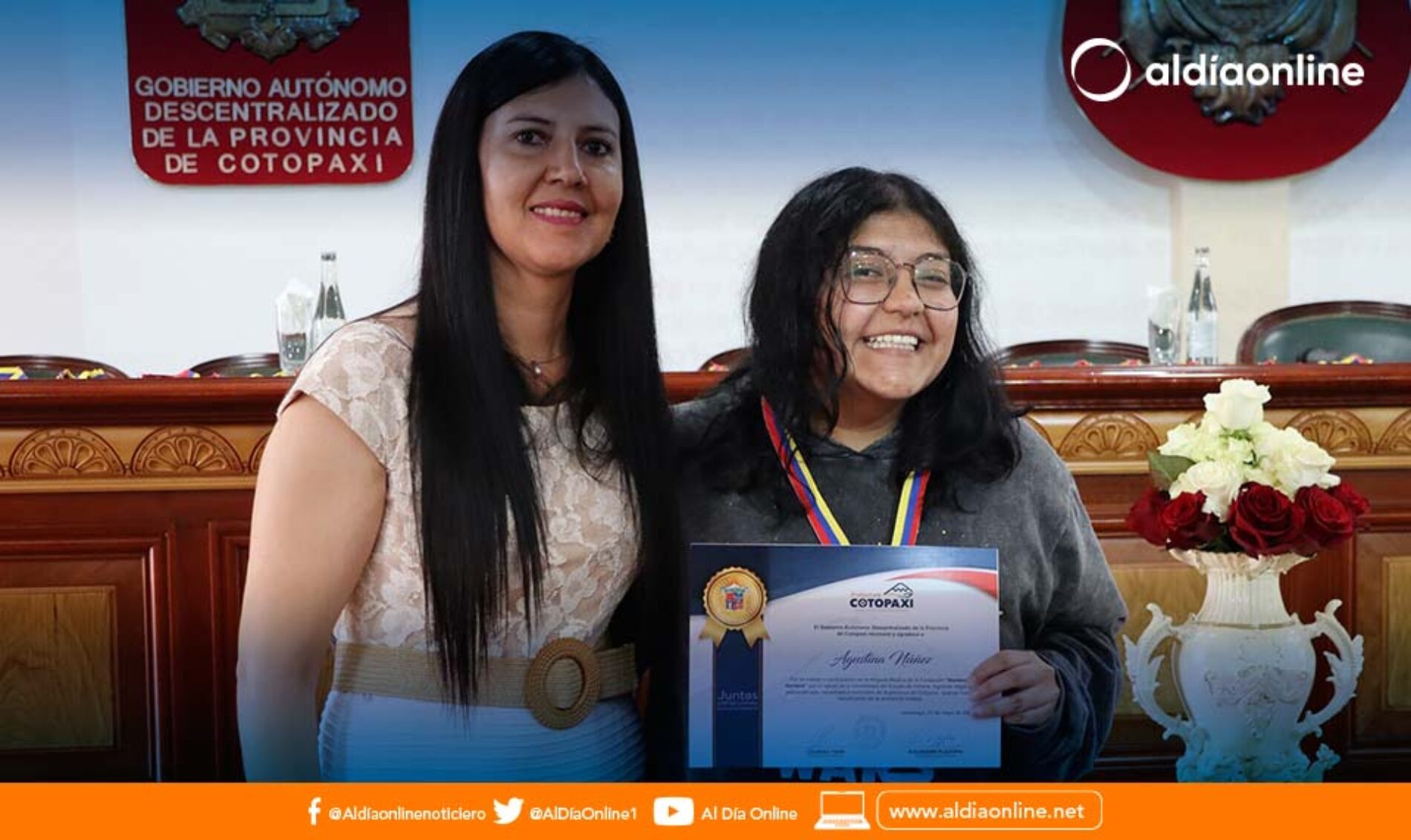 PREFETURA DE COTOPAXI REALIZÓ RECONOCIMIENTO A PARTICIPANTES DE LA FUNDACIÓN HOMBRO A HOMBRO