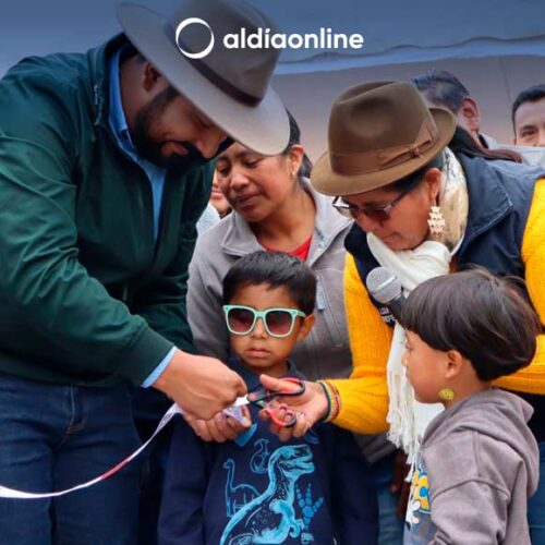 OBRA CON GESTIÓN BI PARTITA FAVORECE A BARRIO LA LIBERTAD DE GUAYTACAMA