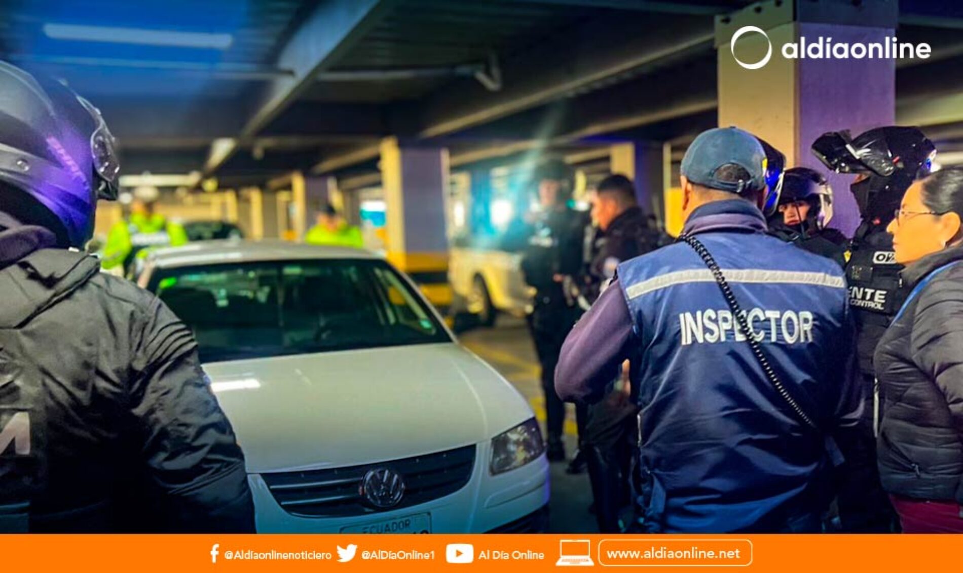 SEGURIDAD CIUDADANA DEL GAD.M LATACUNGA ALERTÓ A POLICÍA Y DETUVIERON TRES DELINCUENTES