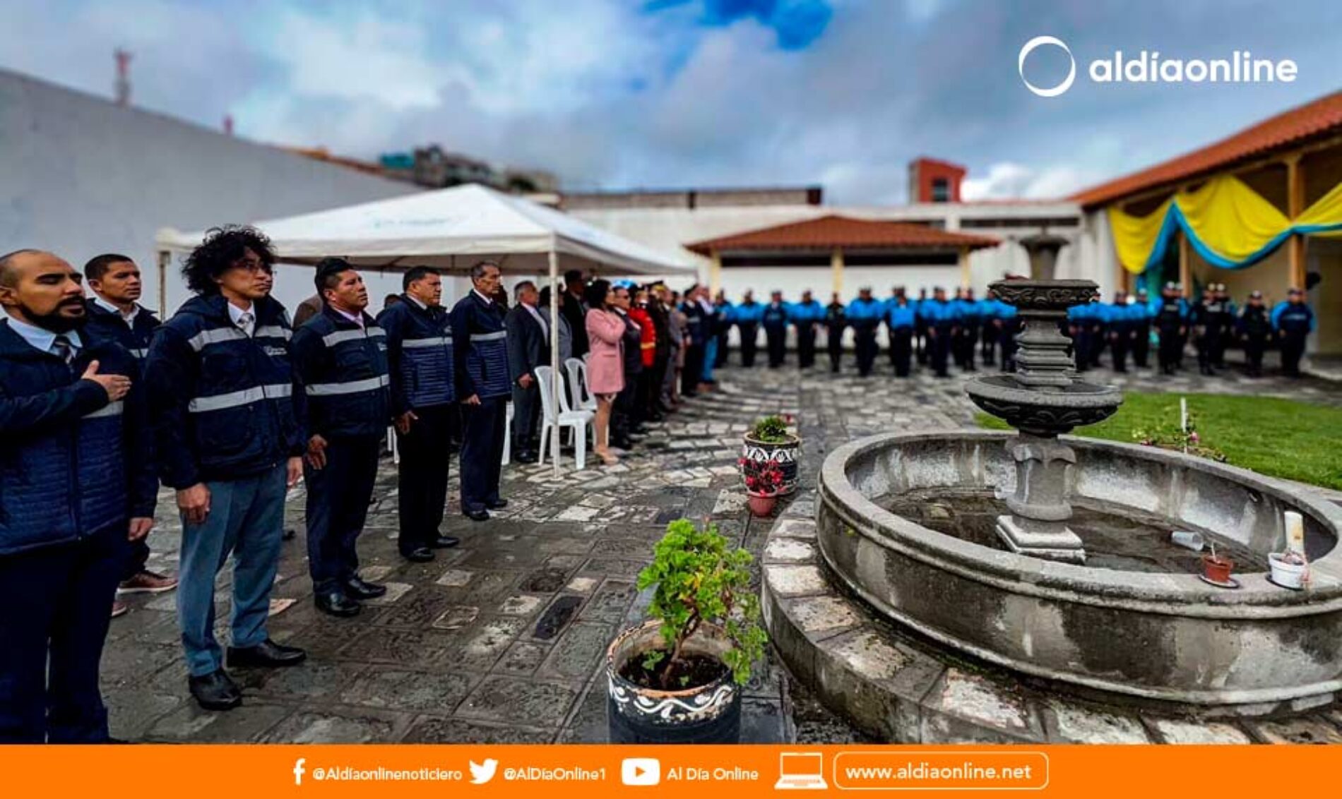 POLICIA MUNICIPAL DE LATACUNGA CELEBRÓ UNA ANIVERSARIO MÁS DE VIDA Y CONDECORÓ A PERSONAL