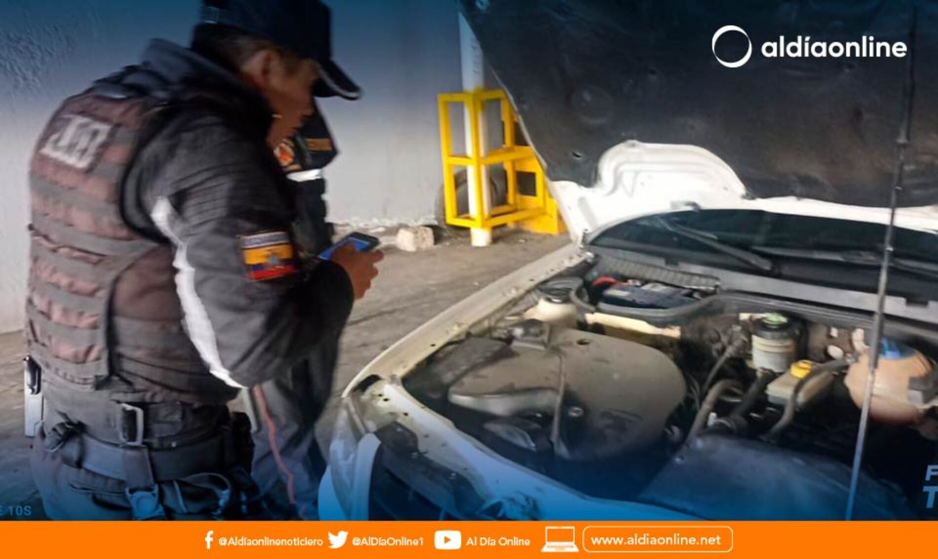 SEGURIDAD CIUDADANA DEL GAD.M LATACUNGA ALERTÓ A POLICÍA Y DETUVIERON TRES DELINCUENTES