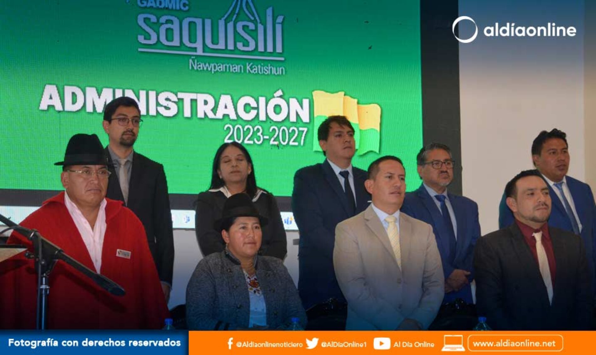 ALCALDE Y TRES CONCEJALES DEL GAD. SAQUISILÍ  EFECTUARON RENDICIÓN DE CUENTAS CORRESPONDIENTE AL 2023 (VIDEO)