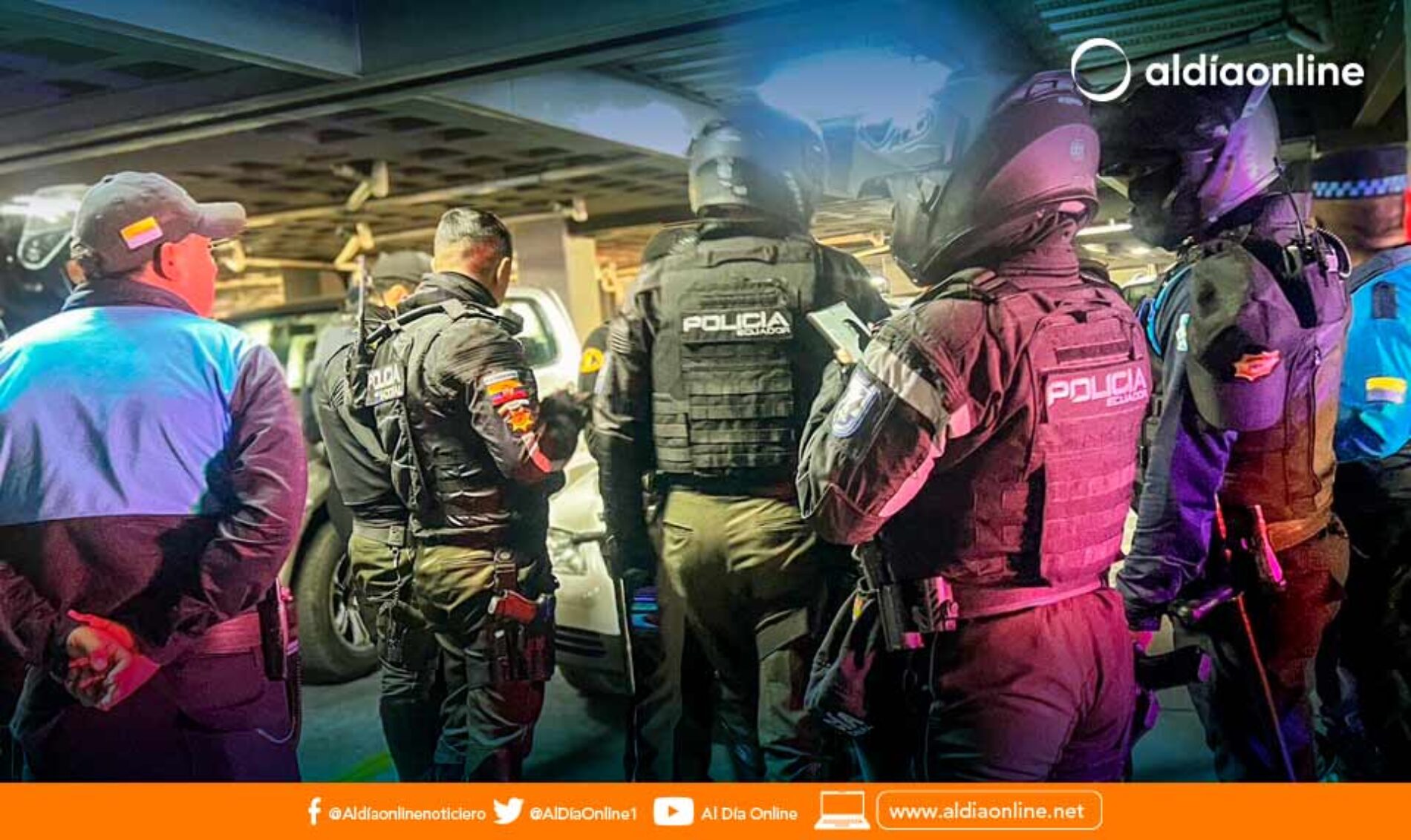 SEGURIDAD CIUDADANA DEL GAD.M LATACUNGA ALERTÓ A POLICÍA Y DETUVIERON TRES DELINCUENTES