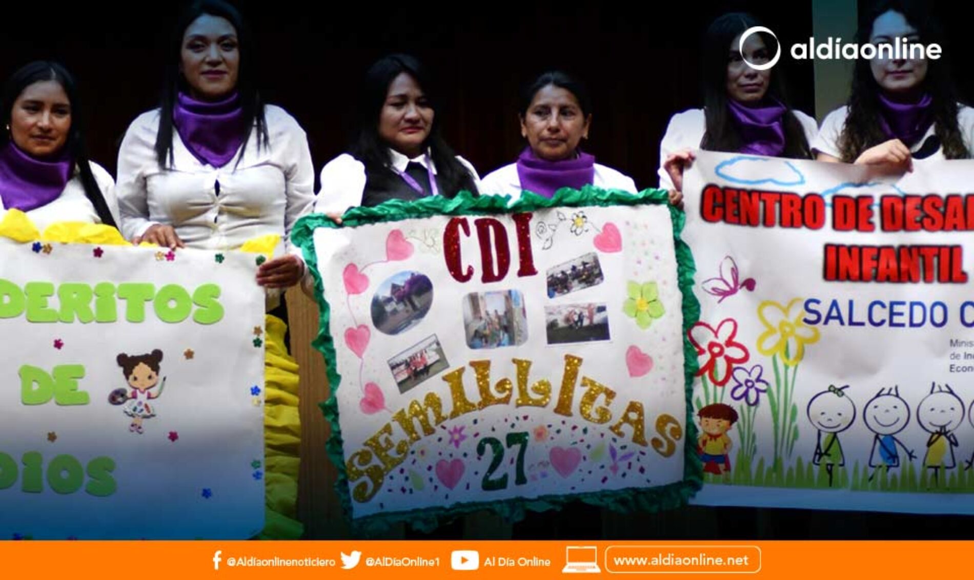 PRESIDENTA DE AMPARO SOCIAL DE SALCEDO INAUGURÓ LOS  CENTROS DE DESARROLLO INFANTIL Y EL AGASAJO POR EL DÍA MUNDIAL DEL NIÑO.