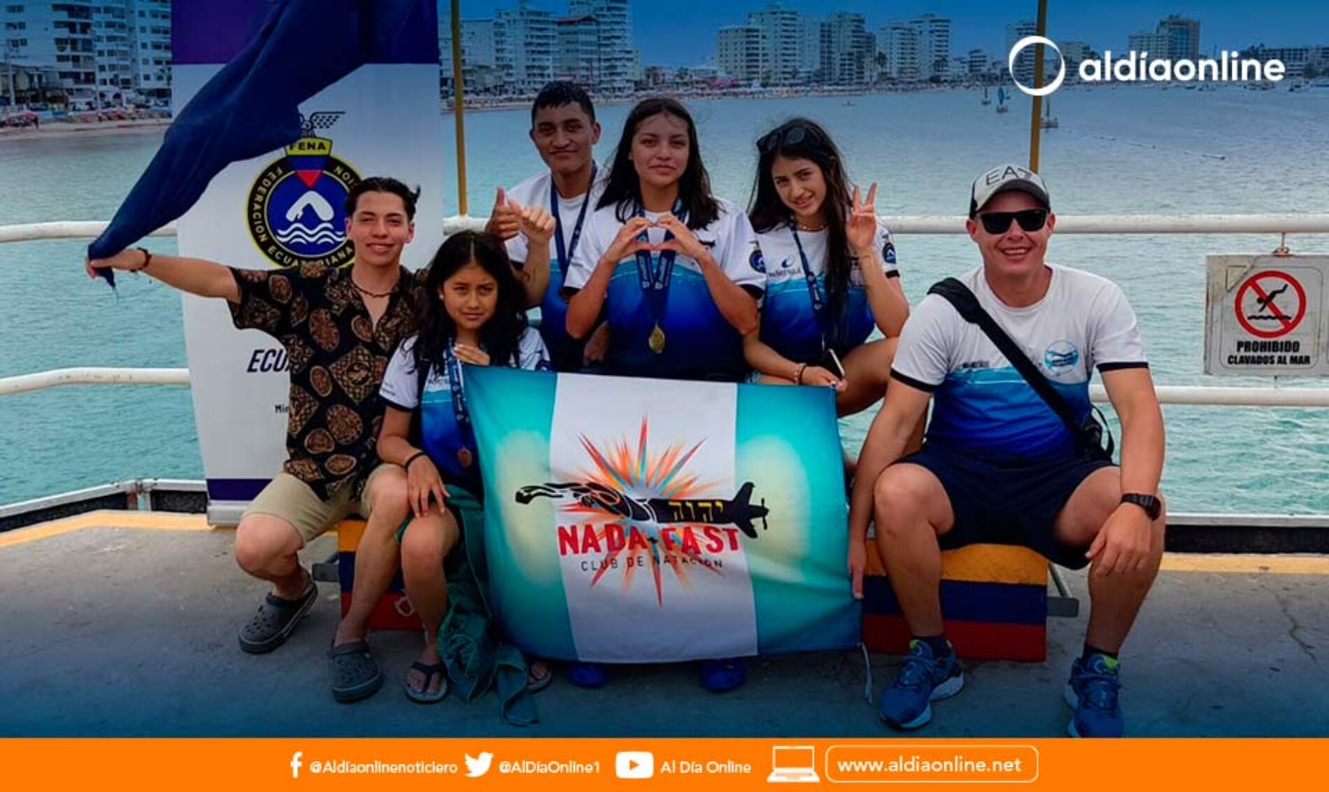 ATLETAS DE COTOPAXI PARTICIPARON EN EL CAMPEONATO NACIONAL DE AGUAS ABIERTAS “EDUARDO SERRANO ALVARADO”