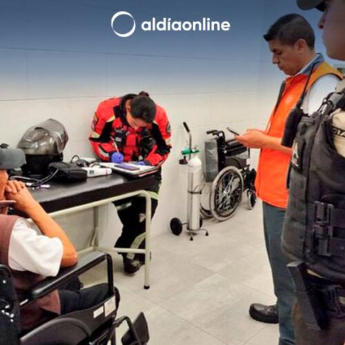 HOMBRE DE 75 AÑOS CAYÓ EN LOS RIELES DEL METRO DE QUITO