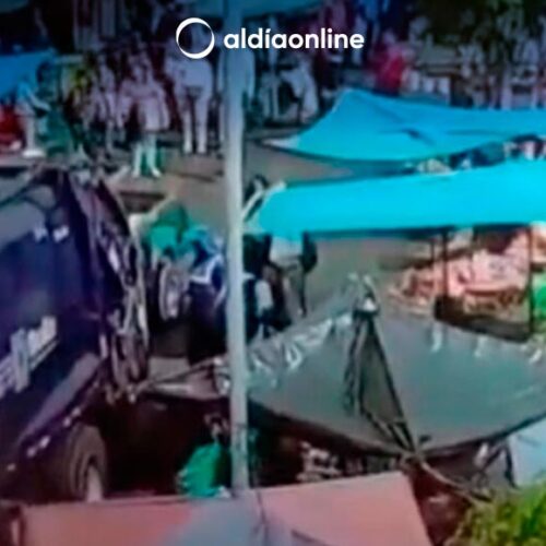 EN LIBERTAD CONDUCTOR QUE ATROPELLÓ A OBRERO DE EMASEO EN EL MERCADO DE SAN ROQUE