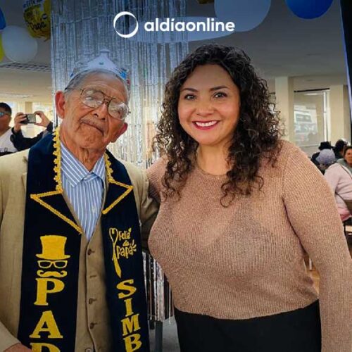 VERÓNICA PAZ PARTICIPÓ DEL AGASAJO POR EL DÍA DEL PADRE EN EL CENTRO INTEGRAL DE ATENCIÓN GERIÁTRICA, VIDA FELIZ