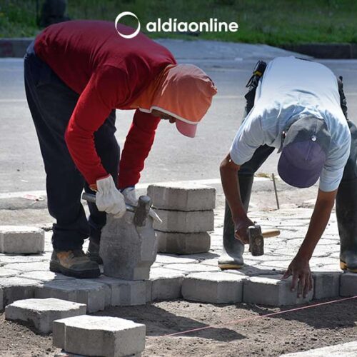 ALCALDÍA DE SALCEDO EJECUTA OBRA DE ADOQUINADO EN SALACHE PROMEJORAS
