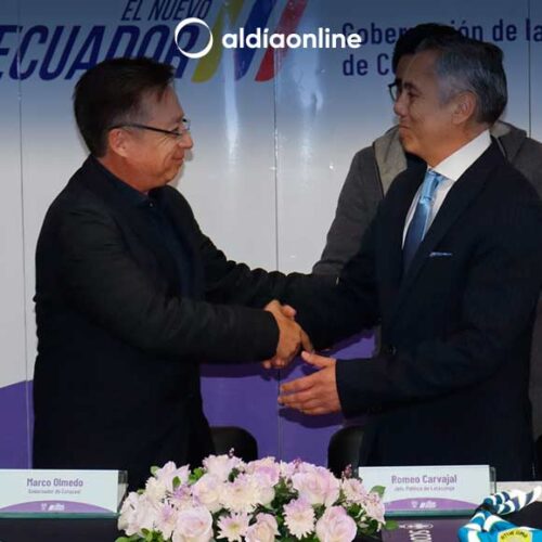 GOBERNADOR DE COTOPAXI DESIGNA A ROMEO CARVAJAL COMO EL NUEVO JEFE POLÍTICO DEL CANTÓN LATACUNGA