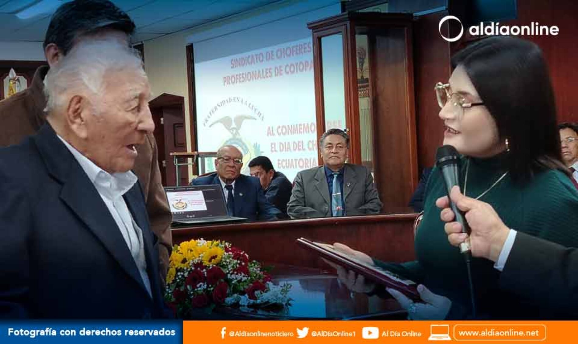 DÍA CLÁSICO FESTEJÓ SINDICATO DE CHOFERES DE COTOPAXI Y RECONOCIÓ A COMPAÑEROS (VIDEO)