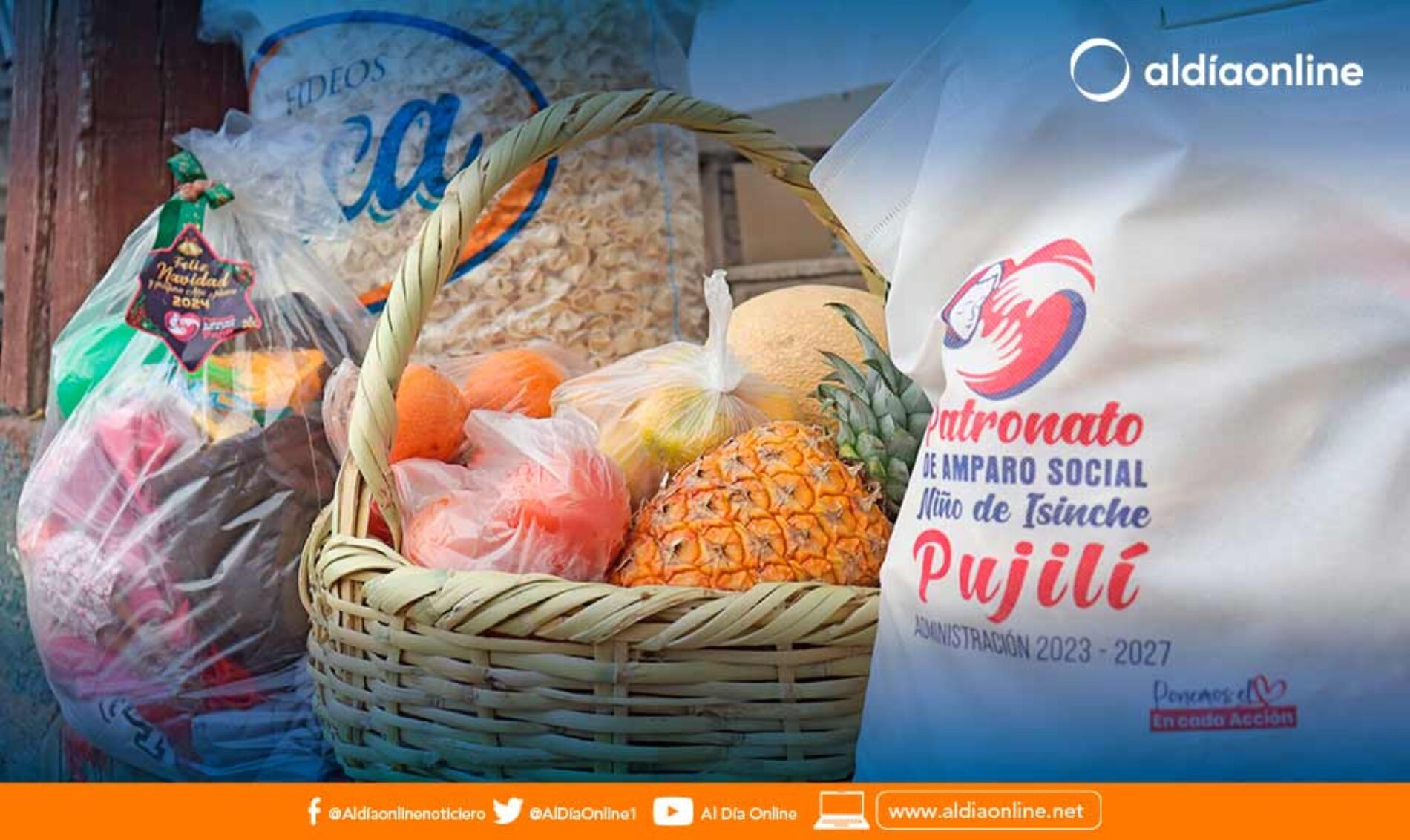 EL PATRONATO DE PUJILÍ BRINDA AYUDA A NIÑOS HUÉRFANOS EN EL BARRIO ALPAMALAG DE VÁSCONEZ