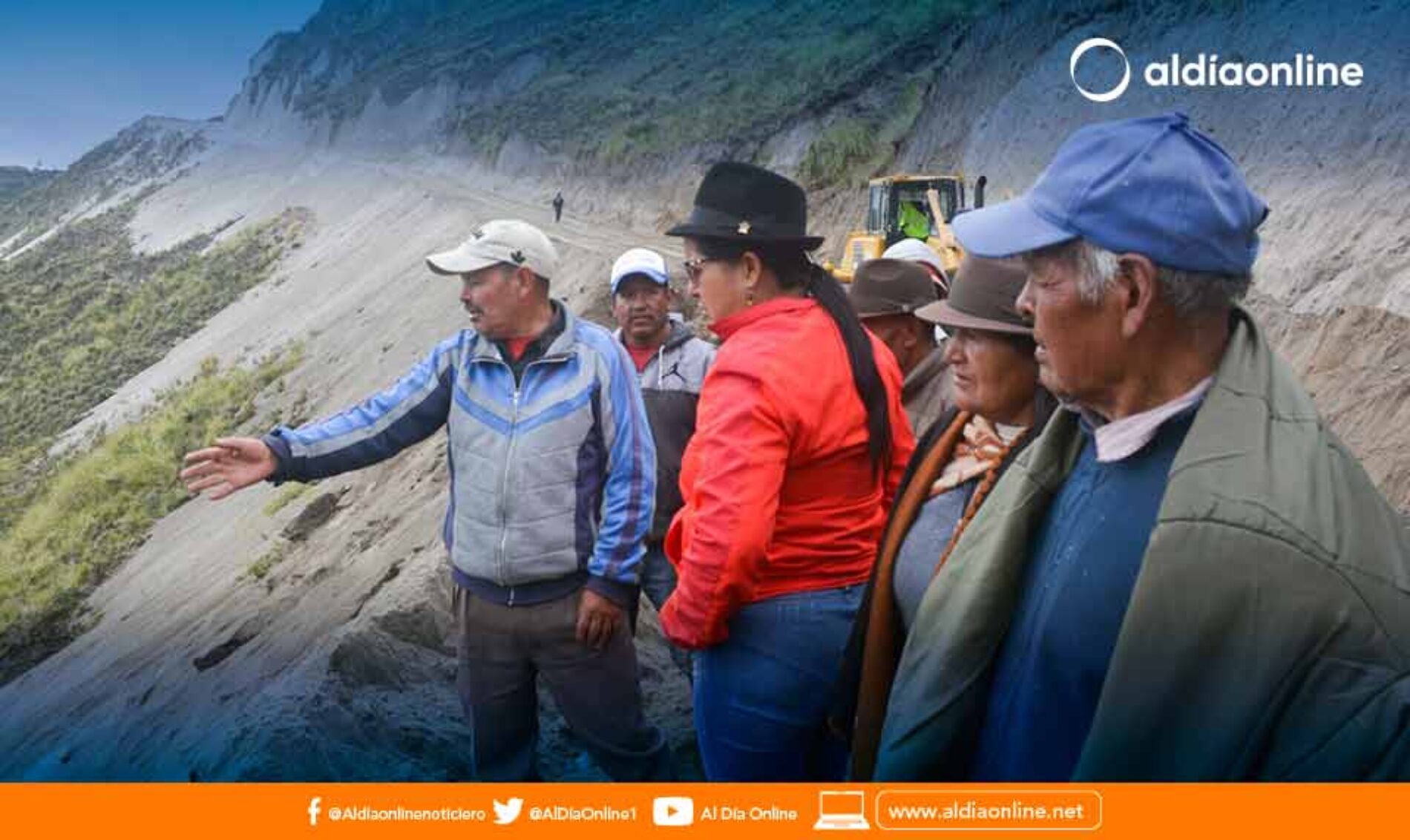 AVANZAN LOS TRABAJOS DE APERTURA DE LA VÍA QUE UNE GUANGAJE CON ISINLIVÍ