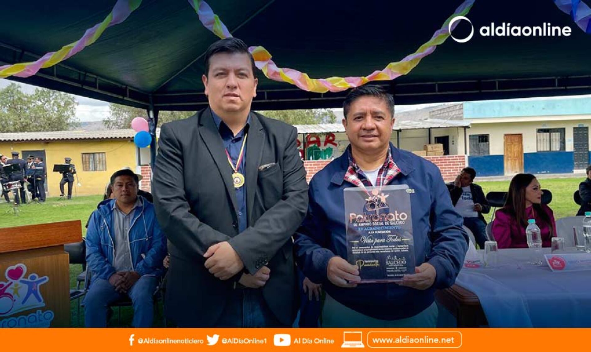 PATRONATO DE SALCEDO, VISTA PARA TODOS Y EMBAJADORA DE LA ONU ENTREGARON AYUDAS TÉCNICAS A ADULTOS MAYORES