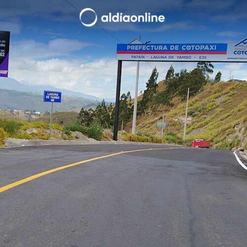 PREFECTURA DE COTOPAXI Y MUNICIPIO DE SALCEDO, INAUGURARON LA VÍA QUE CONDUCE A LA LAGUNA DE YAMBO.(VIDEO)