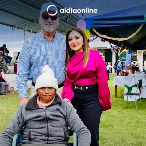 PATRONATO DE SALCEDO, VISTA PARA TODOS Y EMBAJADORA DE LA ONU ENTREGARON AYUDAS TÉCNICAS A ADULTOS MAYORES
