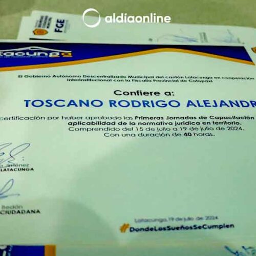 PERSONAL DE SEGURIDAD CIUDADANA DEL GAD.M LATACUNGA SE CAPACITARON EN NORMATIVAS JURÍDICAS (VIDEO)