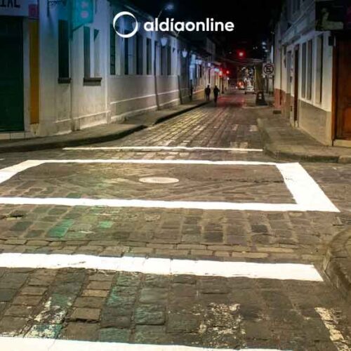 MÁS DE 110 MIL METROS LINEALES DE PINTURA HA REALIZADO EN SEÑALÉTICA MOVILIDAD DE LATACUNGA (VIDEO)