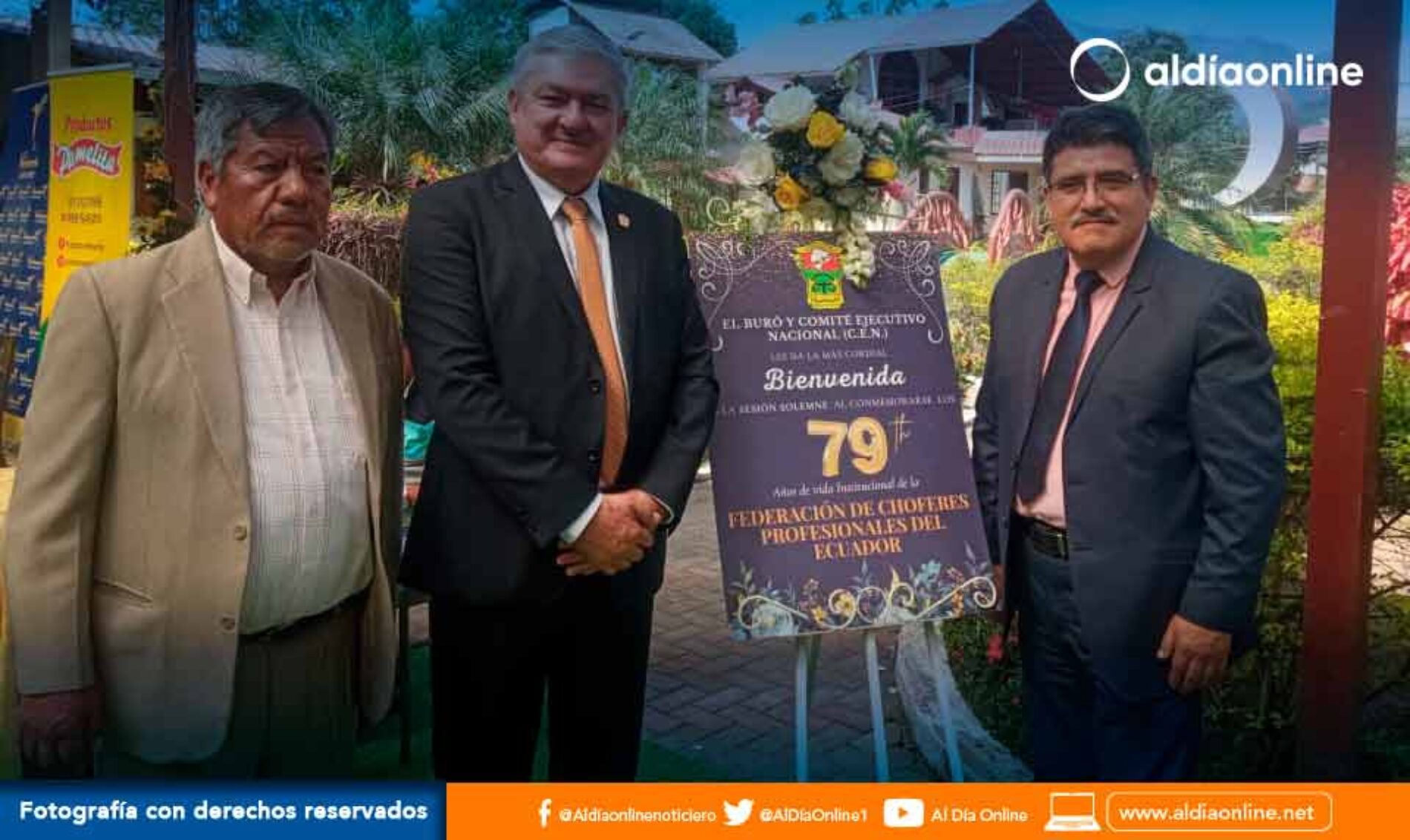 FEDERACIÓN DE CHOFERES PROFESIONALES DEL ECUADOR CELEBRÓ 79 AÑOS DE CREACIÓN EN BALSAS (VIDEOS)