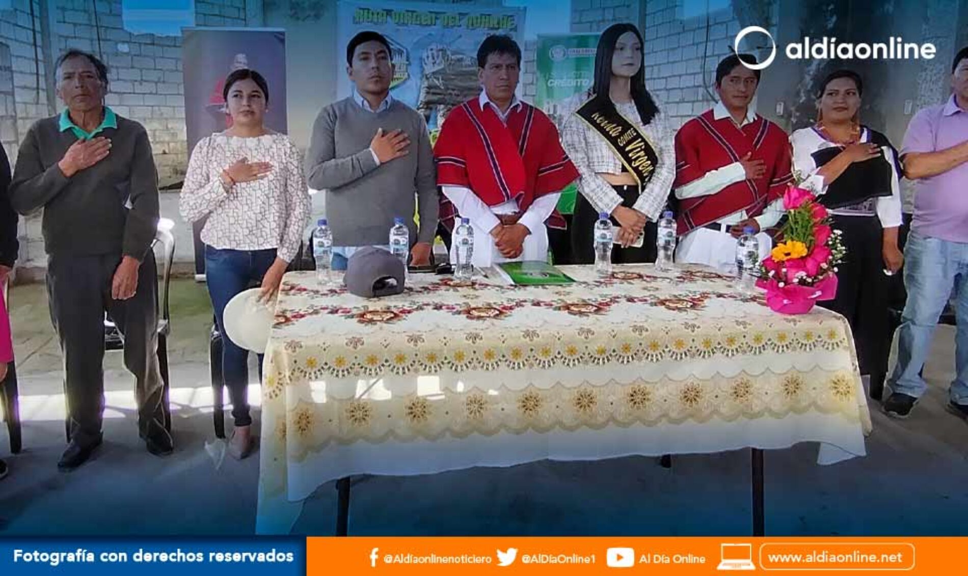 IGLESIA DE LA VIRGEN DEL QUINCHE DE LA CALERA, RECIBE APOYO DE MUSHUC RUNA COOPERATIVA (VIDEO)